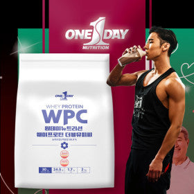 韓國ONE DAY WPC 24.5gProtein 低糖低脂supplement 2kg