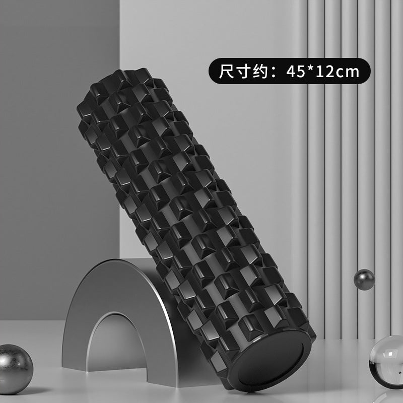 Foam Roller Yoga Column Solid Type Roller Auxiliary Massage Muscle Relaxation Massage Stick Sports Fitness Leg Beauty Tool