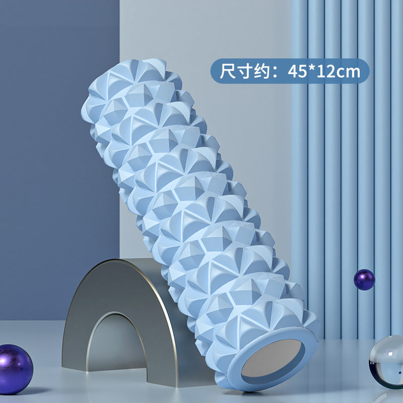 Foam Roller Yoga Column Solid Type Roller Auxiliary Massage Muscle Relaxation Massage Stick Sports Fitness Leg Beauty Tool