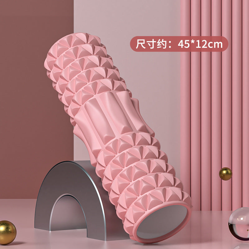 Foam Roller Yoga Column Solid Type Roller Auxiliary Massage Muscle Relaxation Massage Stick Sports Fitness Leg Beauty Tool