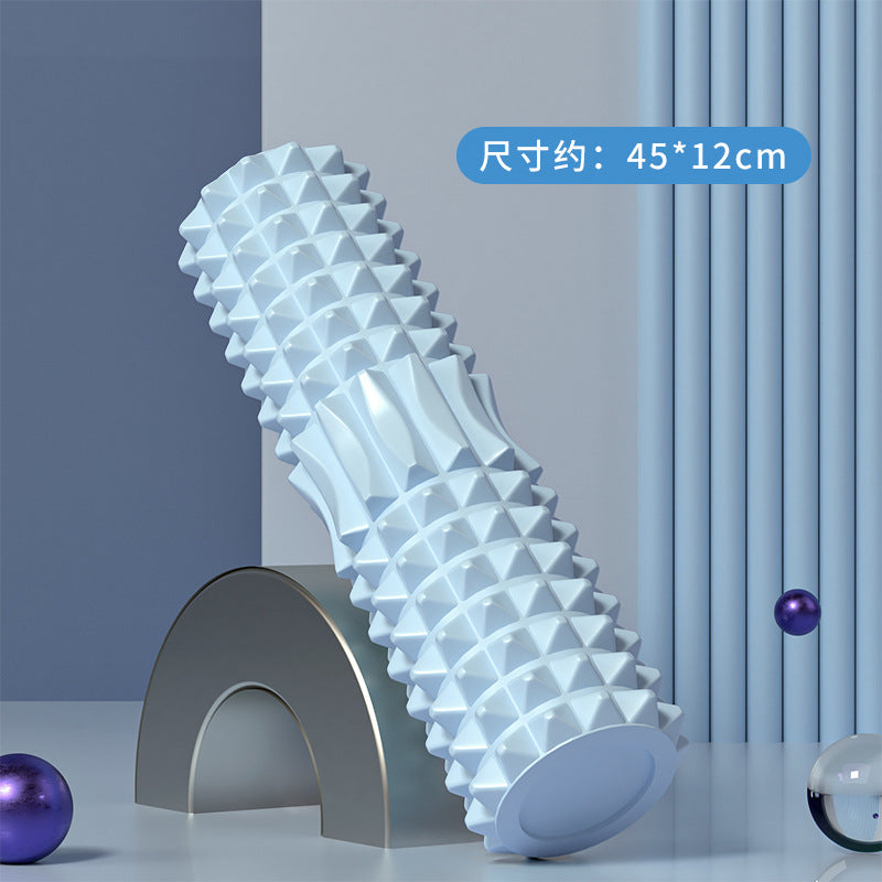 Foam Roller Yoga Column Solid Type Roller Auxiliary Massage Muscle Relaxation Massage Stick Sports Fitness Leg Beauty Tool