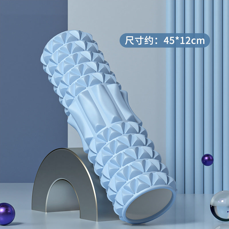 Foam Roller Yoga Column Solid Type Roller Auxiliary Massage Muscle Relaxation Massage Stick Sports Fitness Leg Beauty Tool