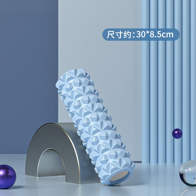 Foam Roller Yoga Column Solid Type Roller Auxiliary Massage Muscle Relaxation Massage Stick Sports Fitness Leg Beauty Tool