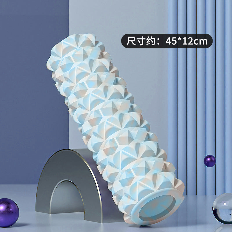 Foam Roller Yoga Column Solid Type Roller Auxiliary Massage Muscle Relaxation Massage Stick Sports Fitness Leg Beauty Tool