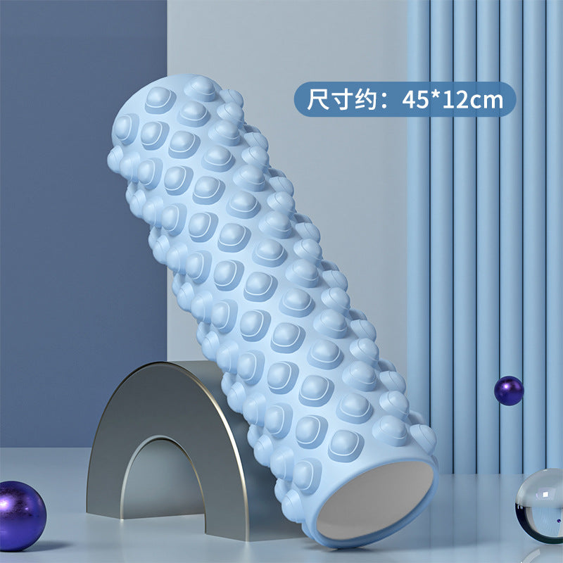 Foam Roller Yoga Column Solid Type Roller Auxiliary Massage Muscle Relaxation Massage Stick Sports Fitness Leg Beauty Tool