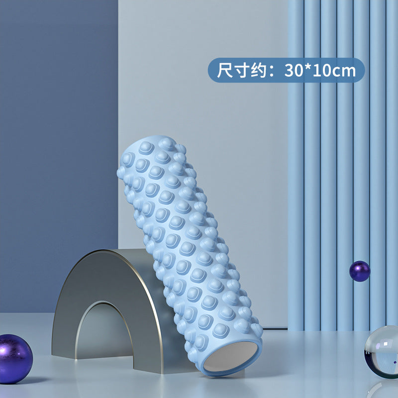 Foam Roller Yoga Column Solid Type Roller Auxiliary Massage Muscle Relaxation Massage Stick Sports Fitness Leg Beauty Tool