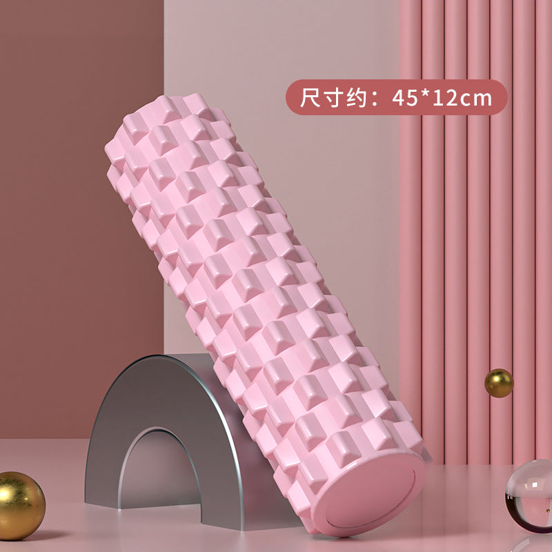 Foam Roller Yoga Column Solid Type Roller Auxiliary Massage Muscle Relaxation Massage Stick Sports Fitness Leg Beauty Tool
