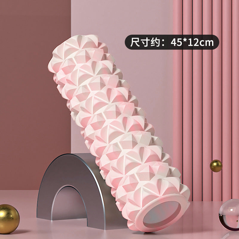 Foam Roller Yoga Column Solid Type Roller Auxiliary Massage Muscle Relaxation Massage Stick Sports Fitness Leg Beauty Tool