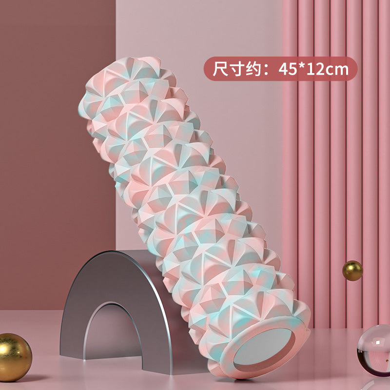 Foam Roller Yoga Column Solid Type Roller Auxiliary Massage Muscle Relaxation Massage Stick Sports Fitness Leg Beauty Tool