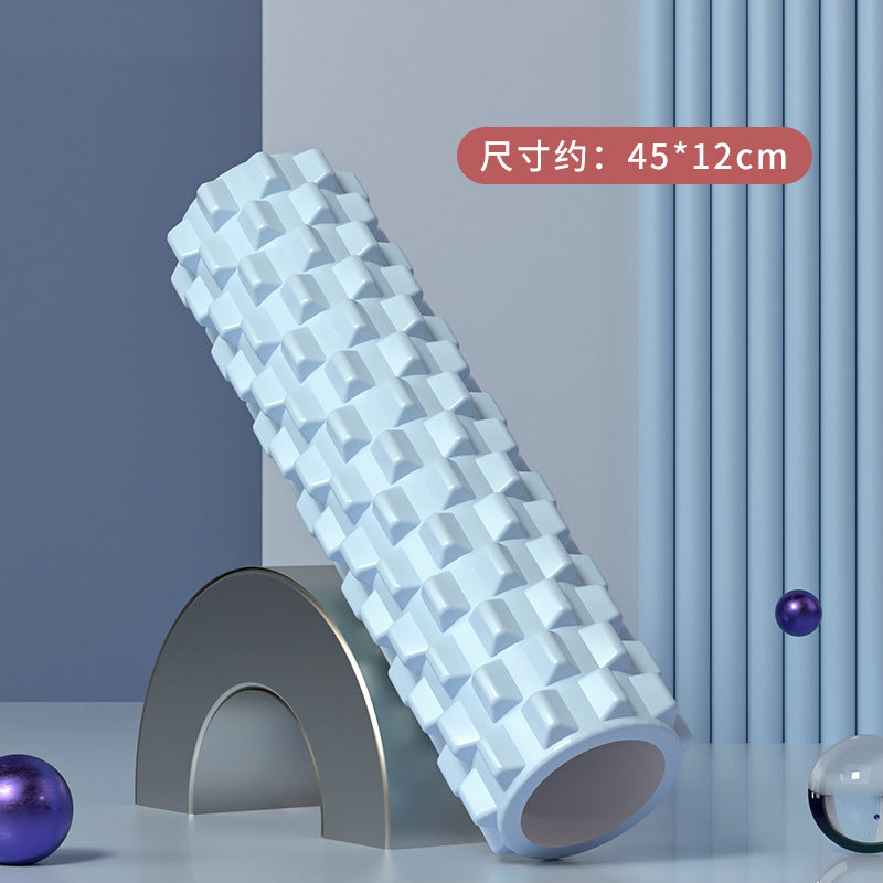 Foam Roller Yoga Column Solid Type Roller Auxiliary Massage Muscle Relaxation Massage Stick Sports Fitness Leg Beauty Tool