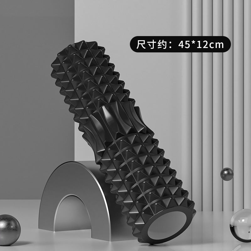 Foam Roller Yoga Column Solid Type Roller Auxiliary Massage Muscle Relaxation Massage Stick Sports Fitness Leg Beauty Tool