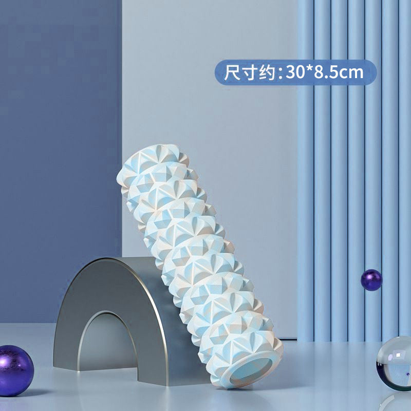 Foam Roller Yoga Column Solid Type Roller Auxiliary Massage Muscle Relaxation Massage Stick Sports Fitness Leg Beauty Tool