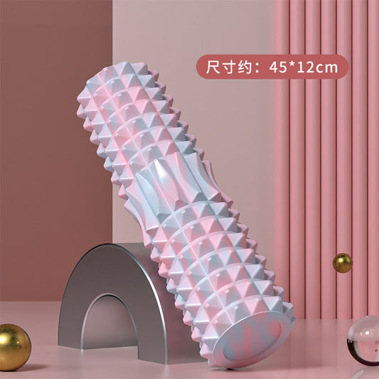 Foam Roller Yoga Column Solid Type Roller Auxiliary Massage Muscle Relaxation Massage Stick Sports Fitness Leg Beauty Tool