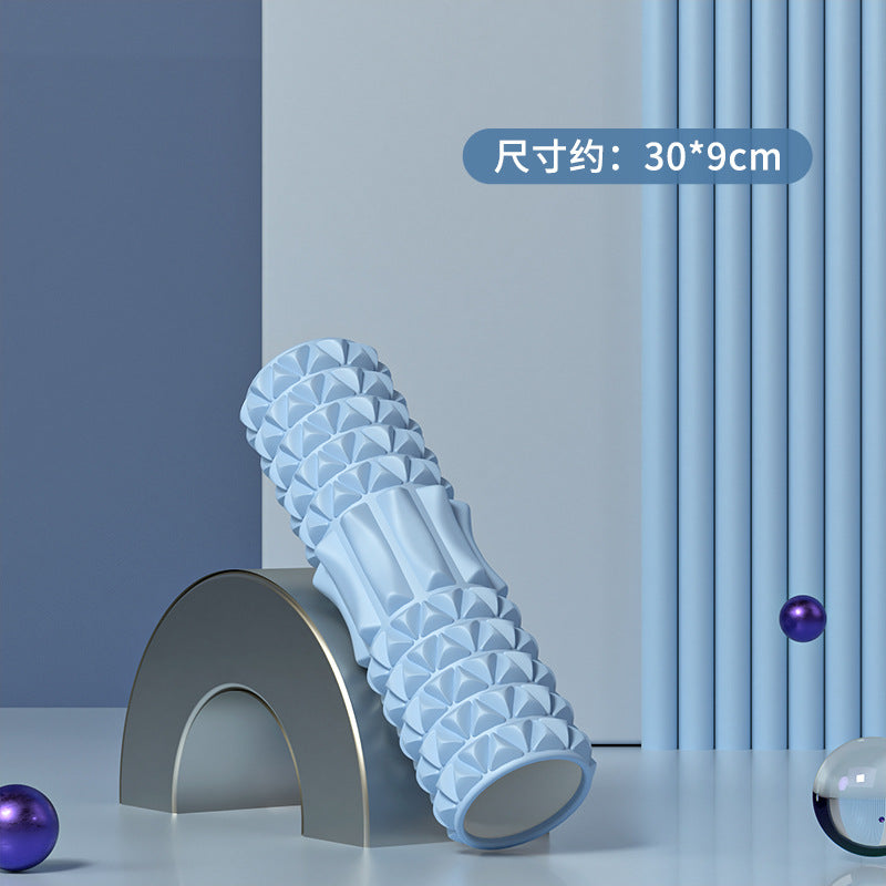 Foam Roller Yoga Column Solid Type Roller Auxiliary Massage Muscle Relaxation Massage Stick Sports Fitness Leg Beauty Tool
