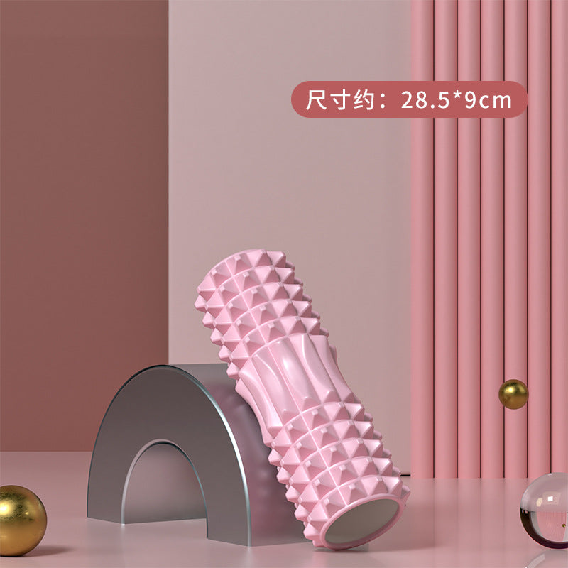 Foam Roller Yoga Column Solid Type Roller Auxiliary Massage Muscle Relaxation Massage Stick Sports Fitness Leg Beauty Tool