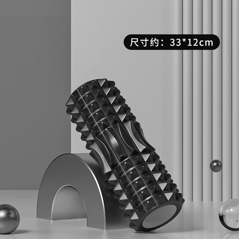 Foam Roller Yoga Column Solid Type Roller Auxiliary Massage Muscle Relaxation Massage Stick Sports Fitness Leg Beauty Tool